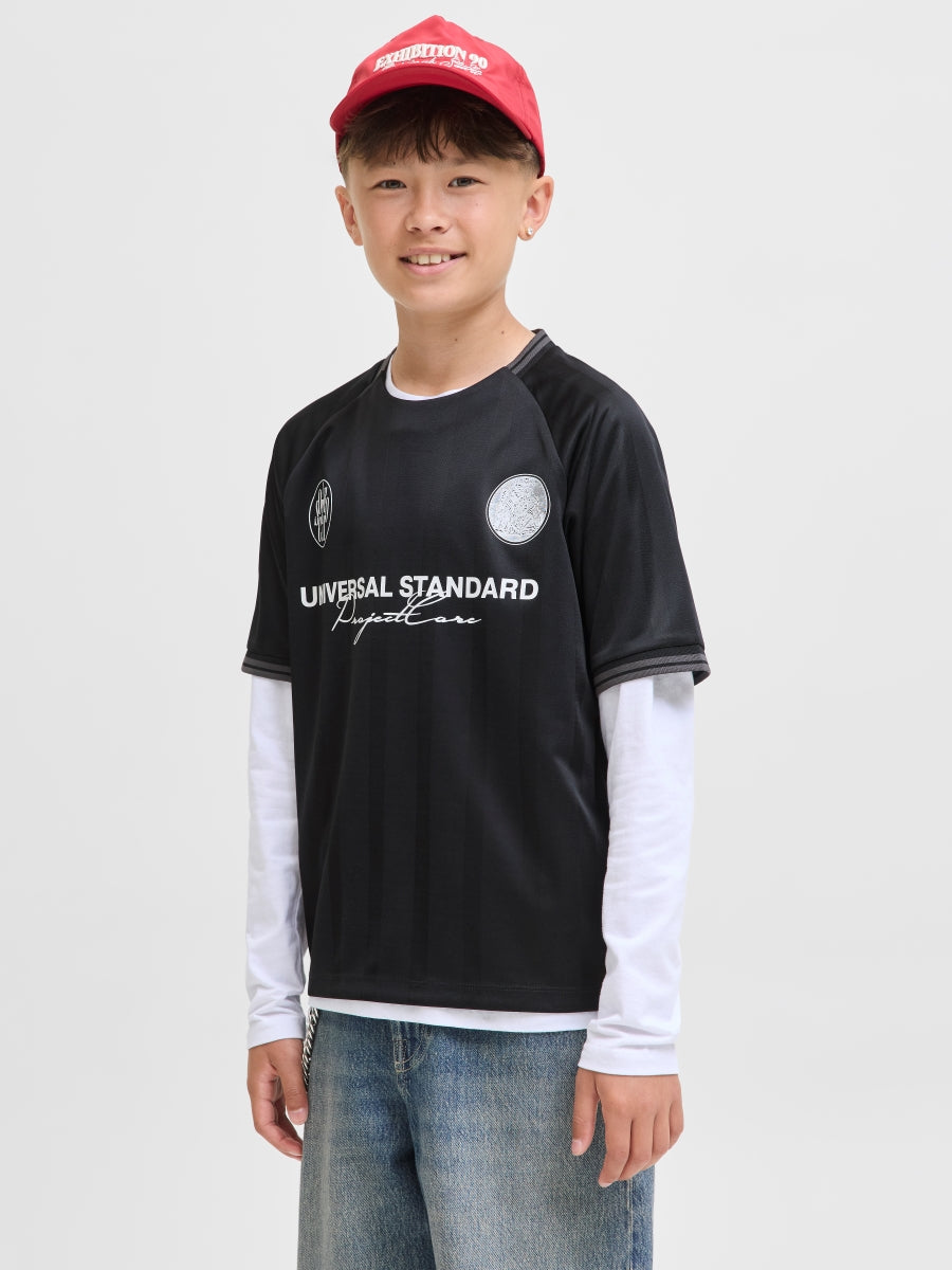 Jack & Jones Junior Jungen T-Shirt Sportshirt JCOCOVER