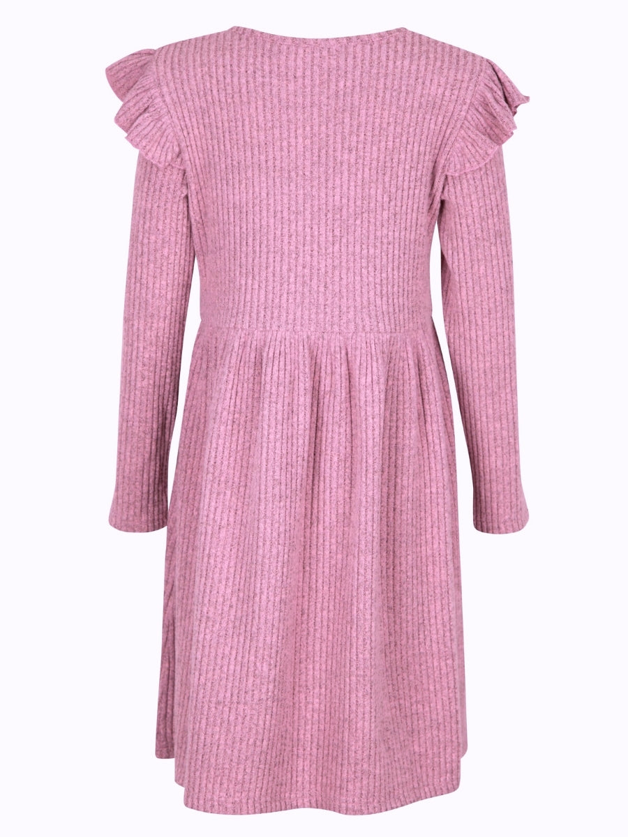 Happy Girls Mädchen Strickkleid langarm 953103 Glitzerherz