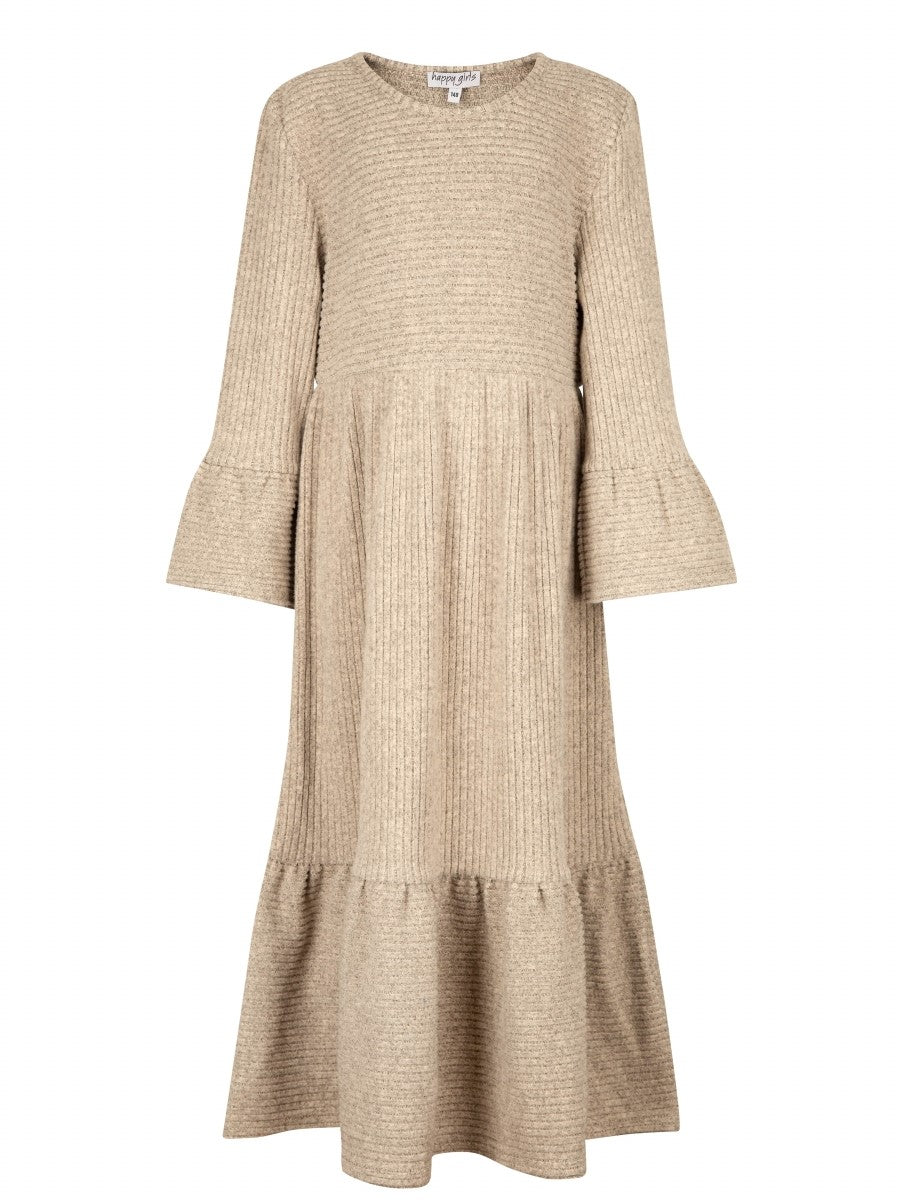 Happy Girls Mädchen Strickkleid langarm 553300 Volant