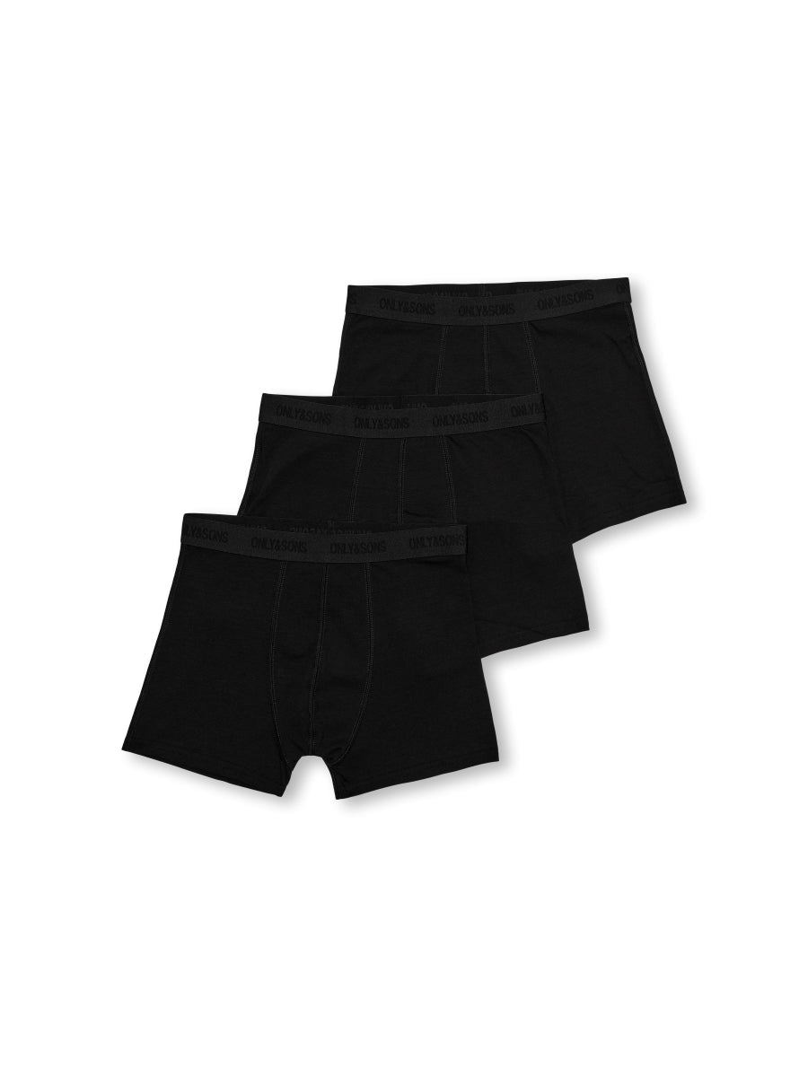 ONLY & SONS Jungen Boxershorts 3er Pack Logobund OSJFITZ