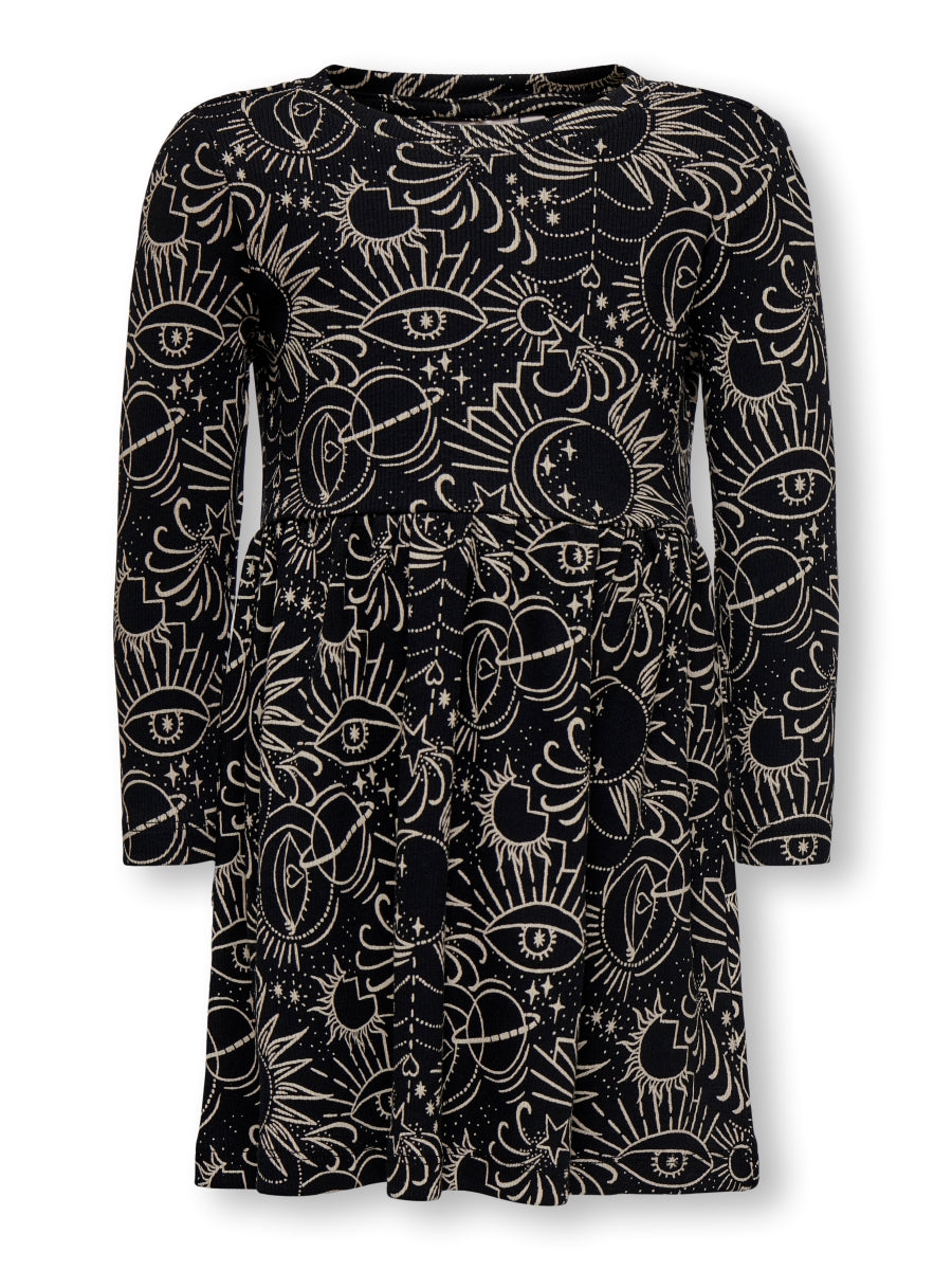 Only Mädchen Kleid Jerseykleid langarm KMGFENJA
