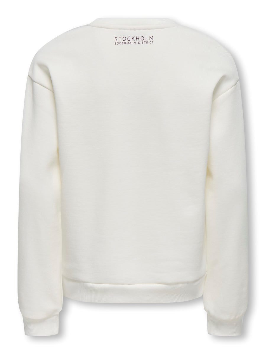 Only Mädchen Sweatshirt weit KOGZENJA