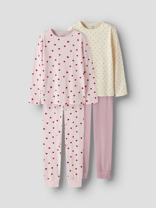 Name it Mädchen Schlafanzug Doppelpack NKFNIGHTSET