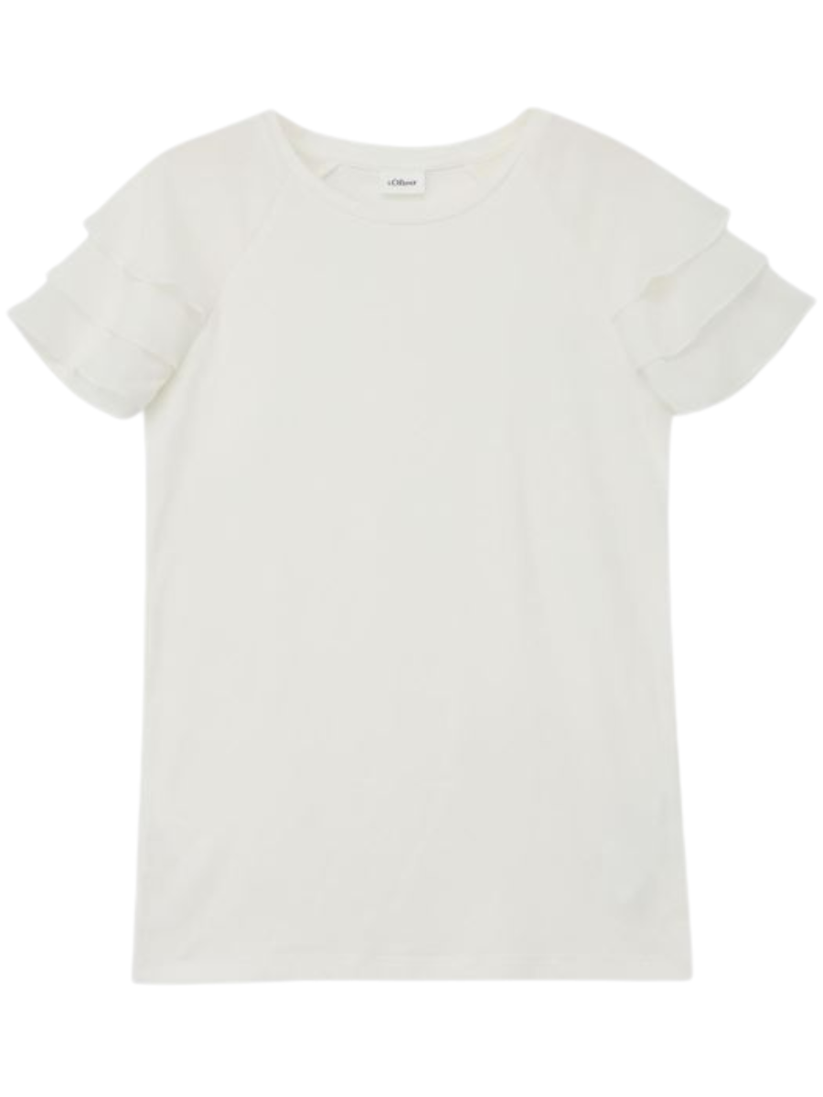 s.Oliver Mädchen Shirt Chiffonärmel 2177214