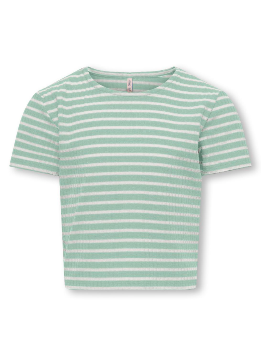 Only Mädchen T-Shirt Rippshirt STRIPED Geschenkidee edel top KOGNELLA