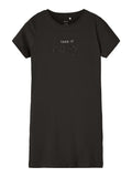 Name it Mädchen Longshirt Minikleid Glitzer edel Teenager NKFFLONIA