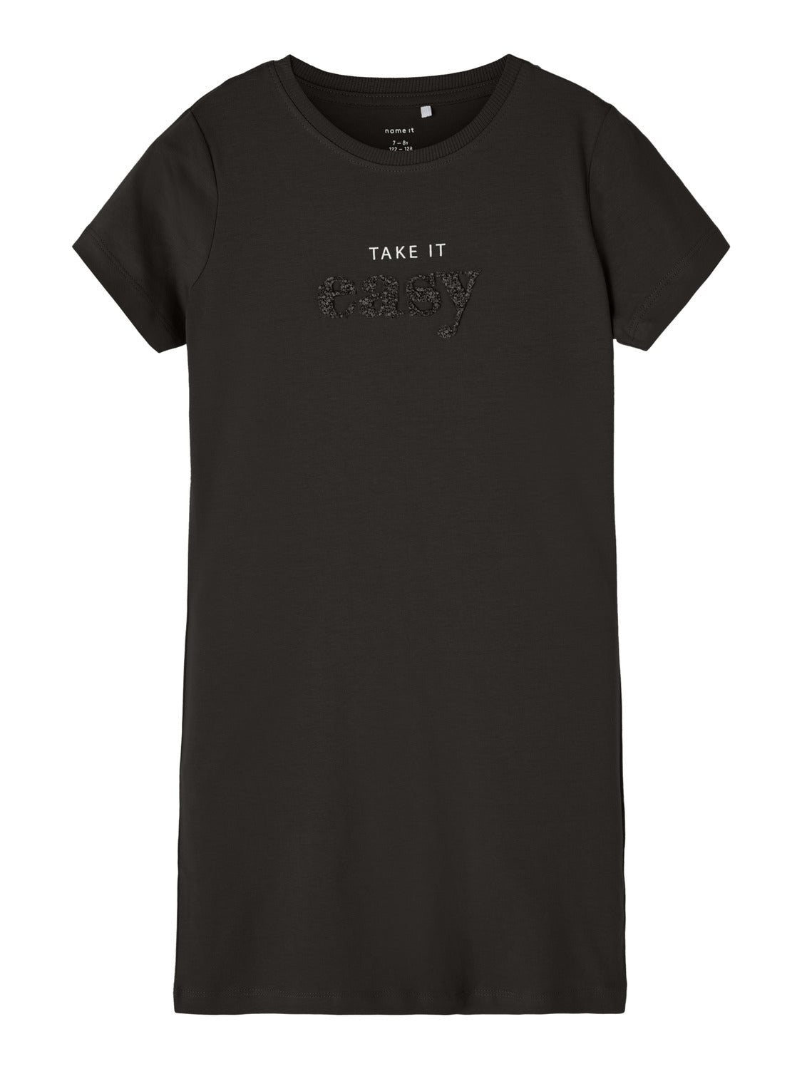 Name it Mädchen Longshirt Minikleid Glitzer edel Teenager NKFFLONIA