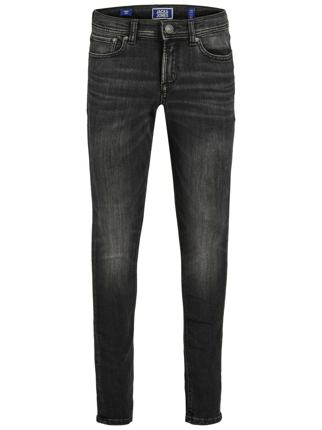 Jack & Jones Jungen Jeans Skinny Fit JJILIAM JJORGIAL Schwarz Waschung