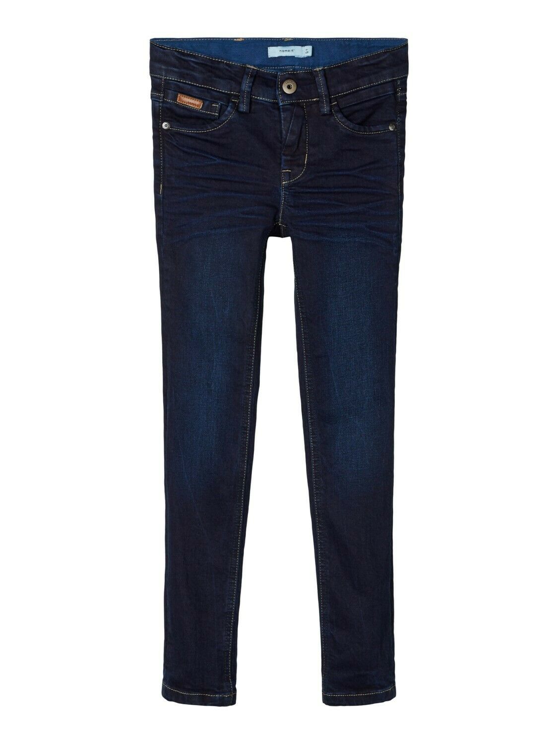 Jungen Jeans Slim Dunkelblau weich extra schlank Schulanfang festlich
