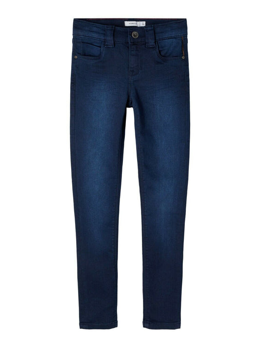 Name it Mädchen Jeans Skinny  Stretch leicht weich Dunkelblau edel top