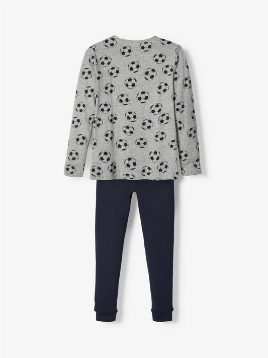 Name it Jungen Schlafanzug Fußball Pyjama mit Elasthan