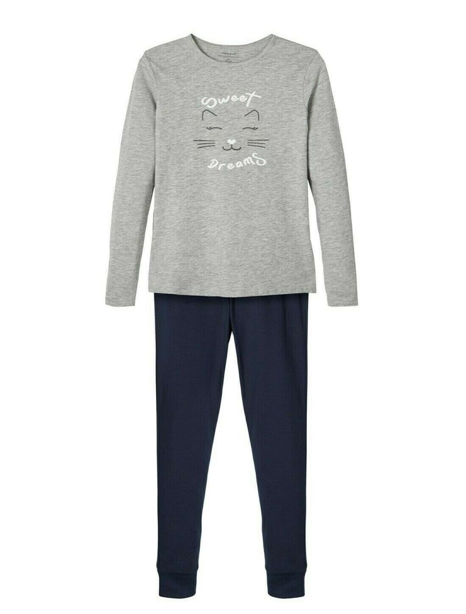 Name it Mädchen Schlafanzug Pyjama Stretch Glitzer NKFNIGHTSET