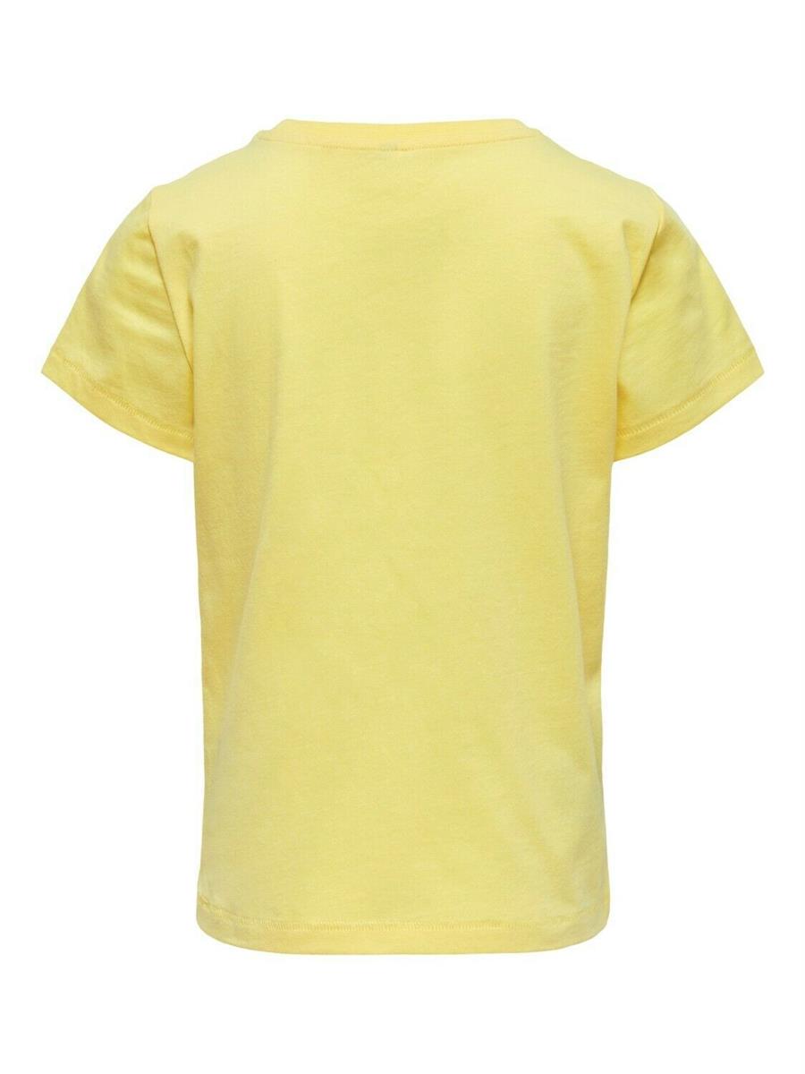 ONLY Mädchen T-Shirt Geschenkidee Teenager Weiß Oliv Gelb Konkia