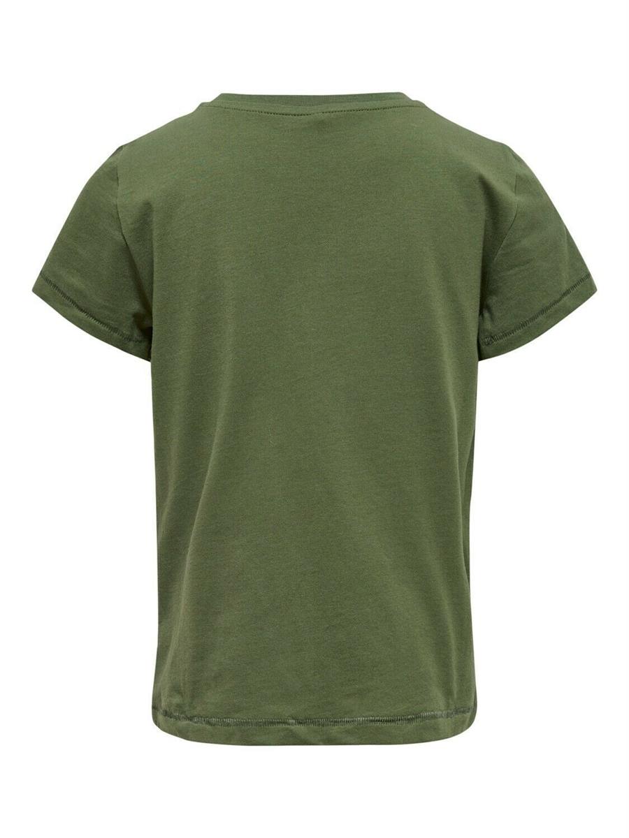 ONLY Mädchen T-Shirt Geschenkidee Teenager Weiß Oliv Gelb Konkia