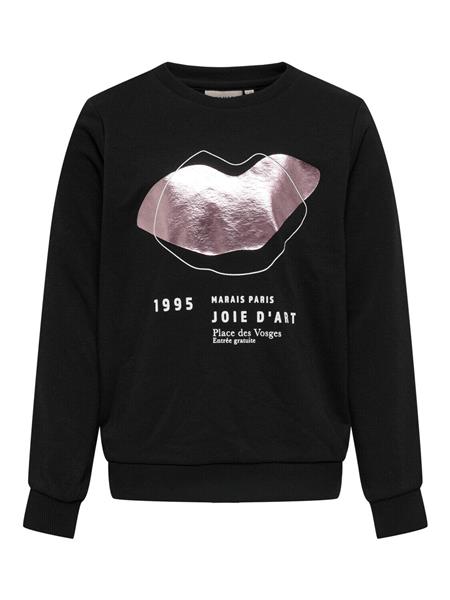 ONLY Mädchen Sweat Hellgrün Schwarz Weiß  Geschenkidee leicht KONJAMIE