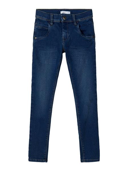 Jungen Slim Jeans schmale Beine Dunkelblau sehr weich Stretch