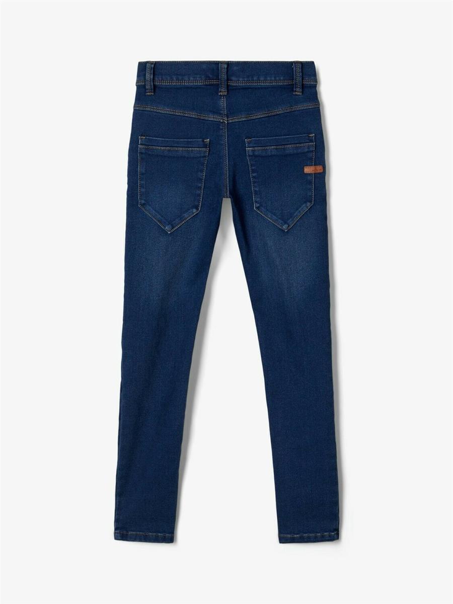 Jungen Slim Jeans schmale Beine Dunkelblau sehr weich Stretch