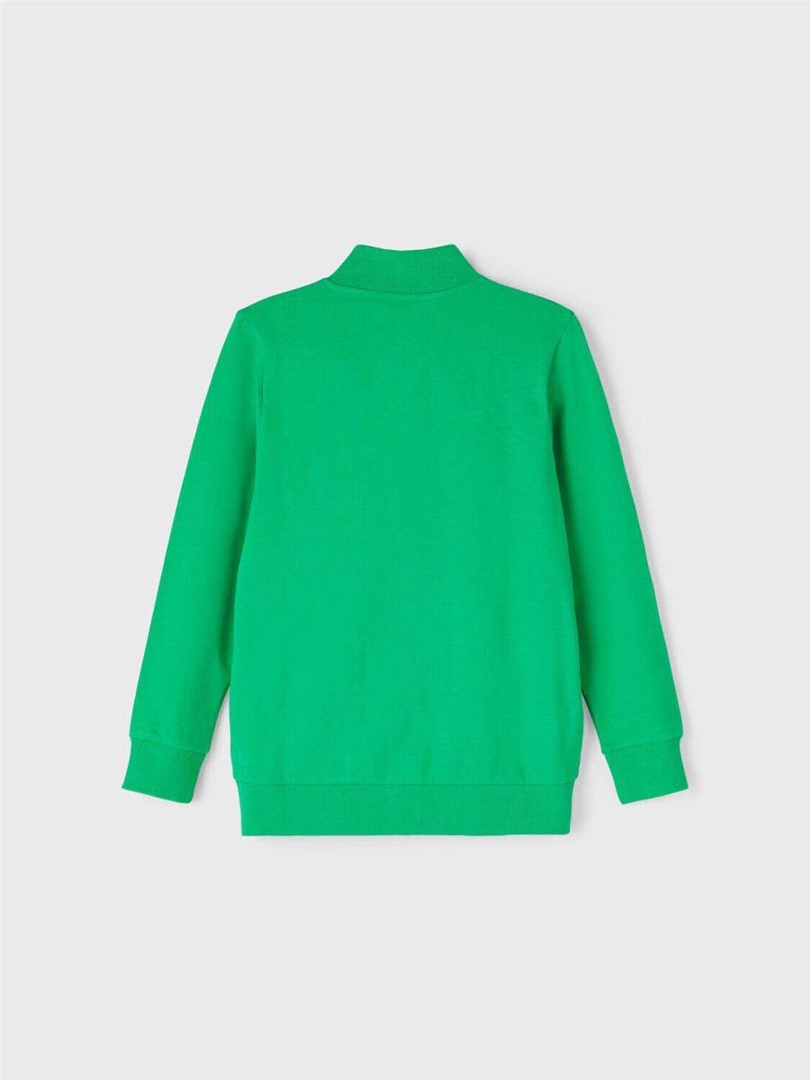 Name it Jungen Sweatjacke leicht Übergangsjacke Grün NKNFALKE