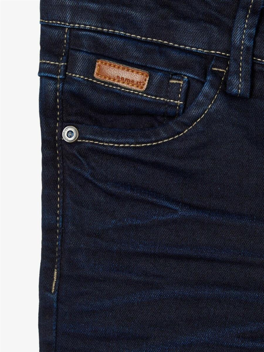 Jungen Jeans Slim Dunkelblau weich extra schlank Schulanfang festlich