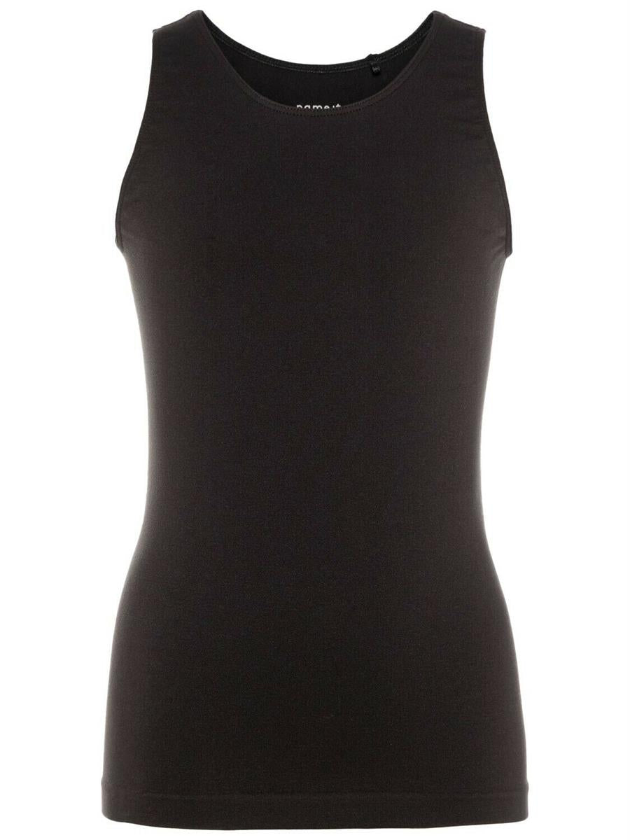 Kinder Sportunterhemd Unterhemd Seamless Tank Top Schwarz weich top