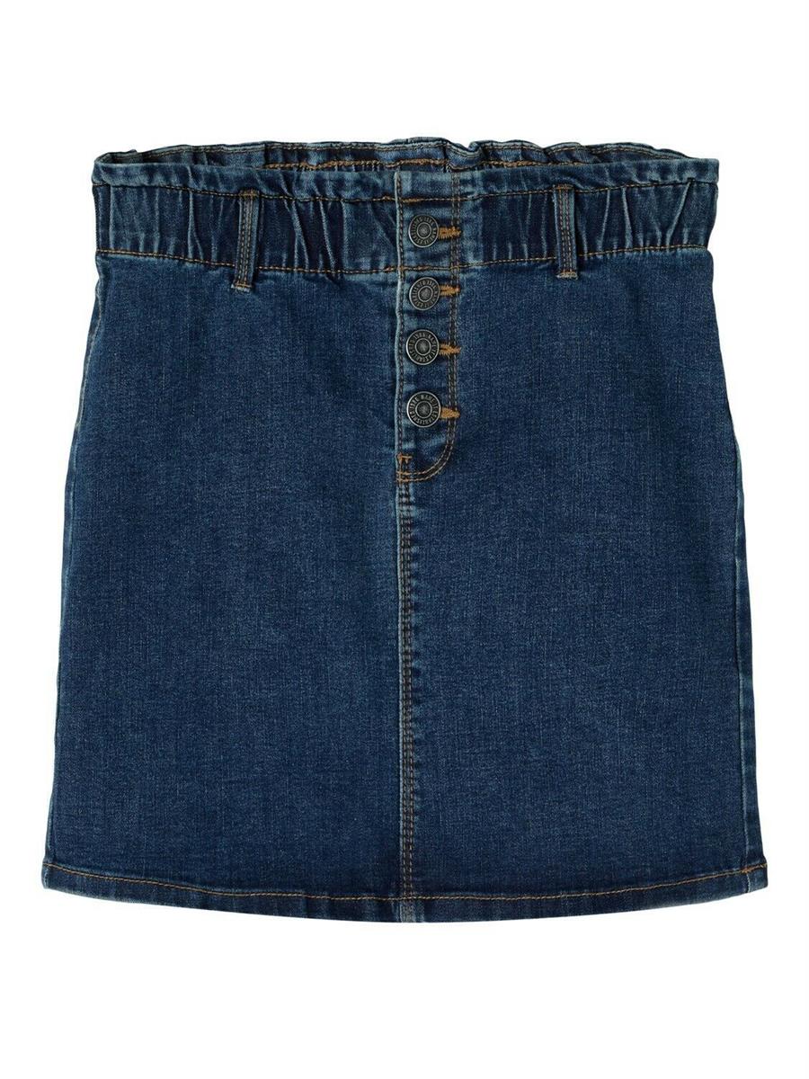 Mädchen Rock Jeansrock high waist Dunkelblau weich regular Geschenk