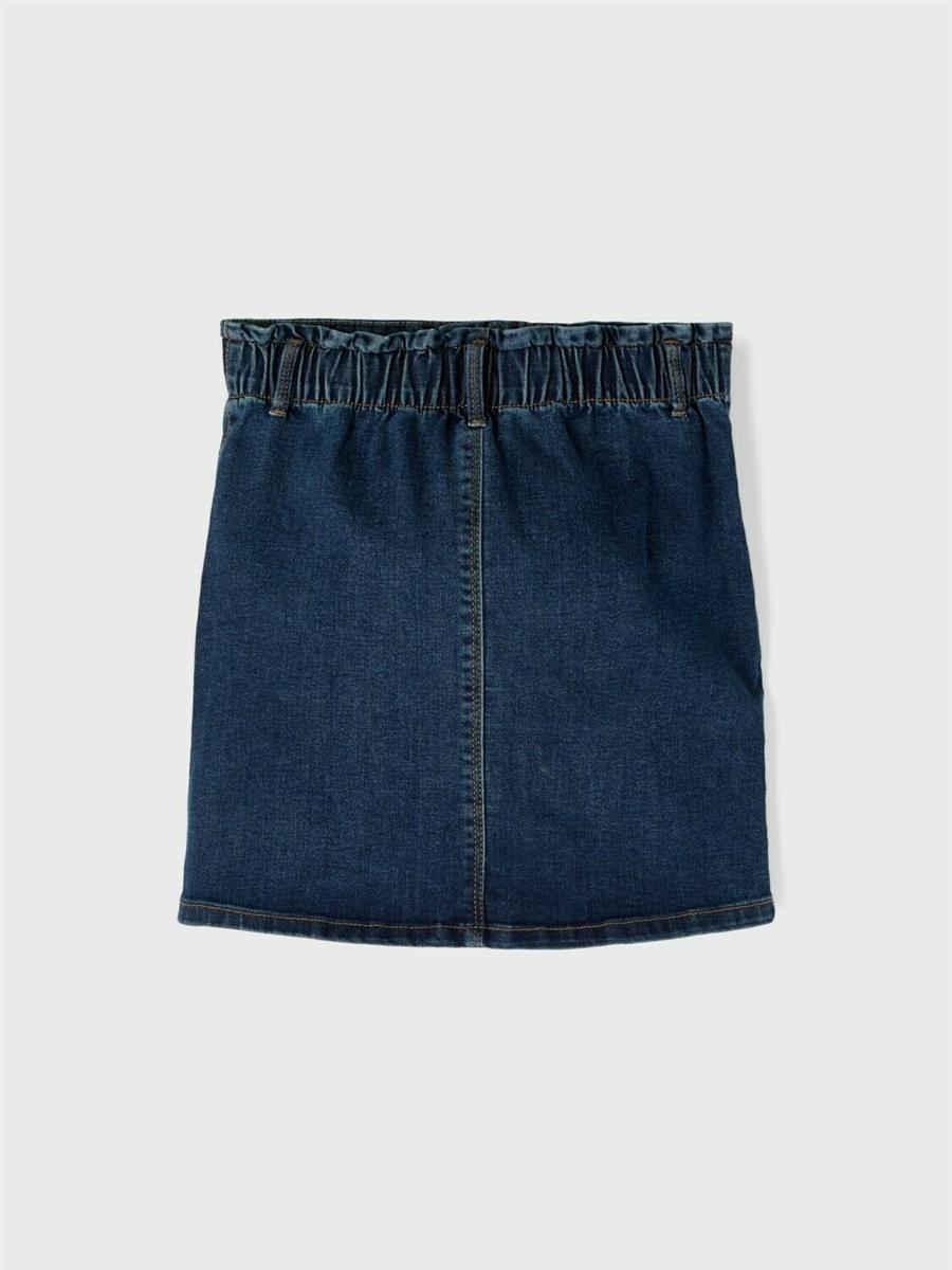 Mädchen Rock Jeansrock high waist Dunkelblau weich regular Geschenk