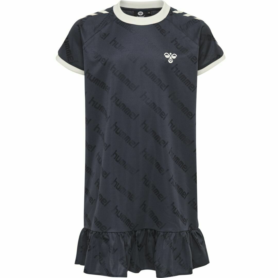 Hummel Mädchen Kleid Sommerkleid Jerseykleid Marine Tenniskleid