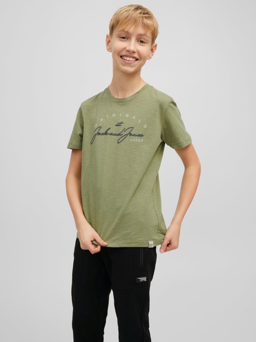 Jack & Jones Junior Jungen T-Shirt Kurzarm Logo edel Geschenk