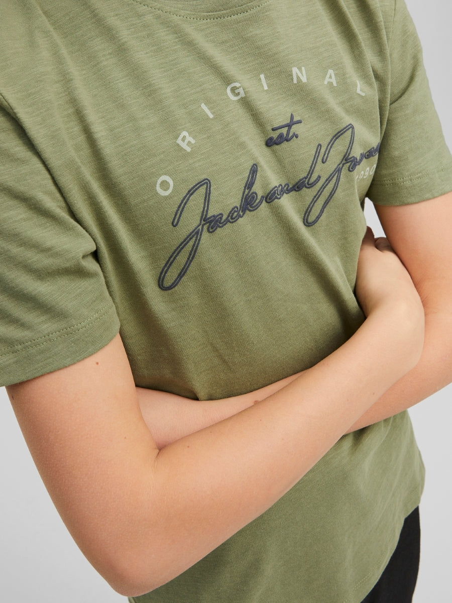 Jack & Jones Junior Jungen T-Shirt Kurzarm Logo edel Geschenk