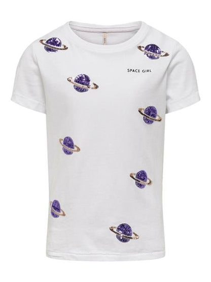Mädchen T-Shirt Pailletten Glitzer edel Geschenk 15254719 edel Teenager ONLY