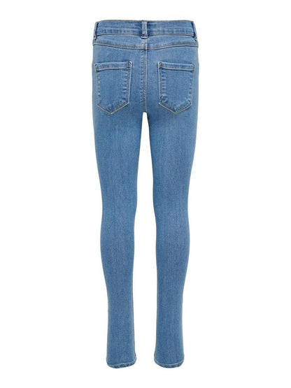 Only Mädchen Skinny Jeans hohe Taille Blau super weich Konrain Life
