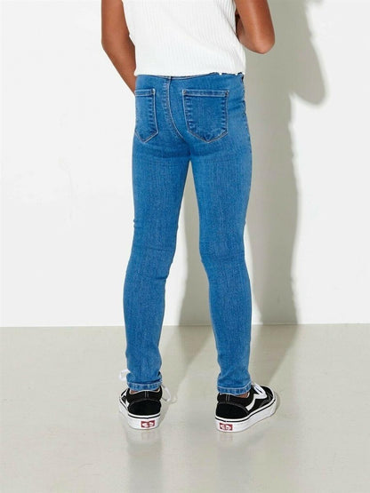 Only Mädchen Skinny Jeans hohe Taille Blau super weich Konrain Life