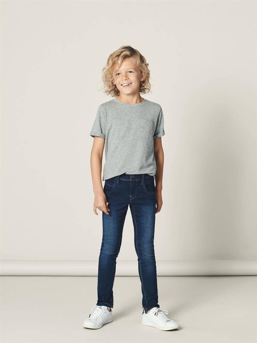 Jungen Slim Jeans NITTAX weich elastisch Dunkelblau