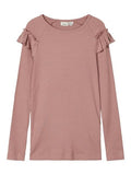 Name it Mädchen Langarmshirt mit Modal edel weich NKFKABEX LS SLIM TOP