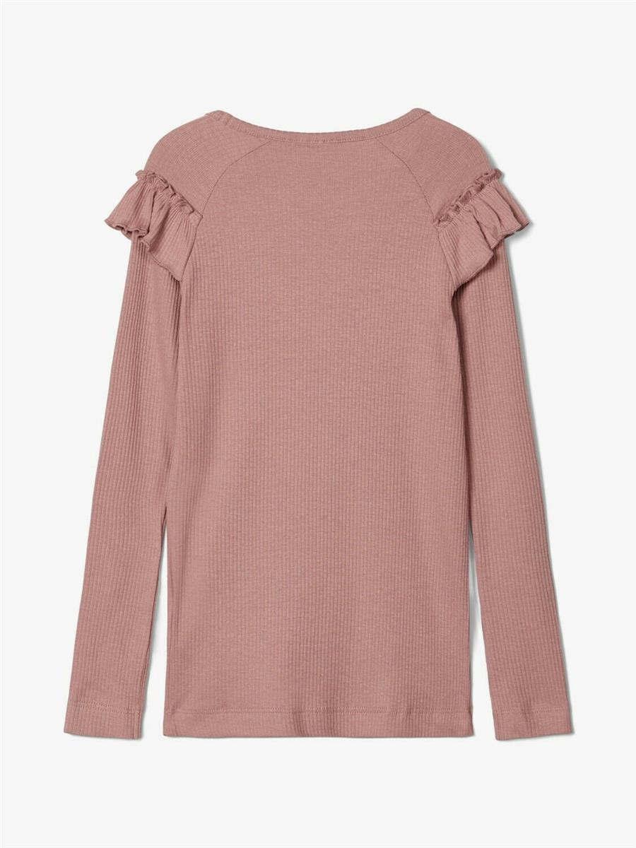 Name it Mädchen Langarmshirt mit Modal edel weich NKFKABEX LS SLIM TOP