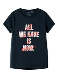Name it Mädchen T-Shirt Jersey Organic Cotton cool NKFVIX SS TOP D