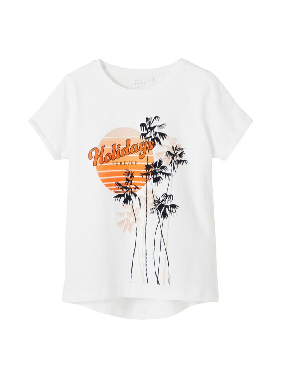 Name it Mädchen T-Shirt Jersey Organic Cotton cool NKFVIX SS TOP D
