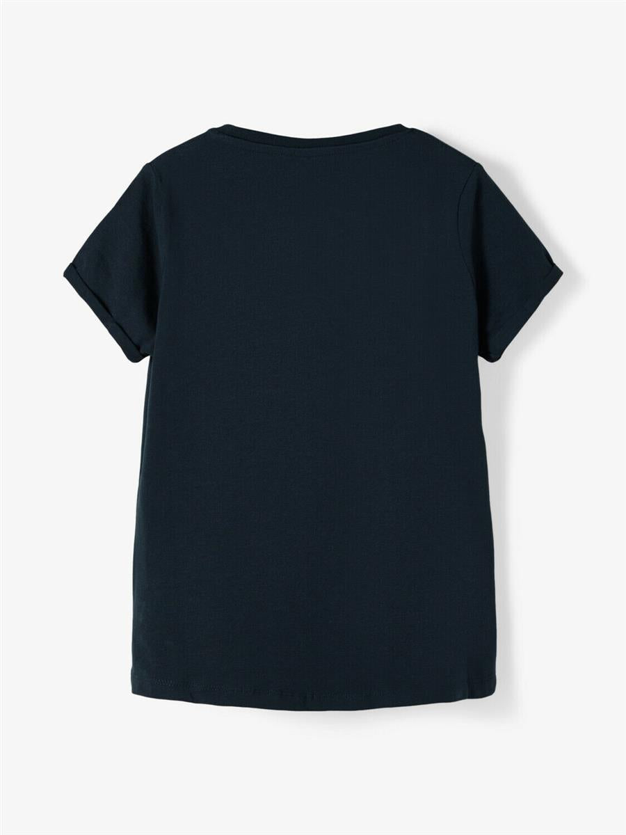 Name it Mädchen T-Shirt Jersey Organic Cotton cool NKFVIX SS TOP D