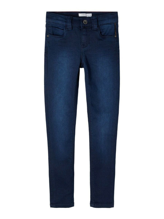 Name it Mädchen Jeans Skinny  Stretch leicht weich Dunkelblau edel top