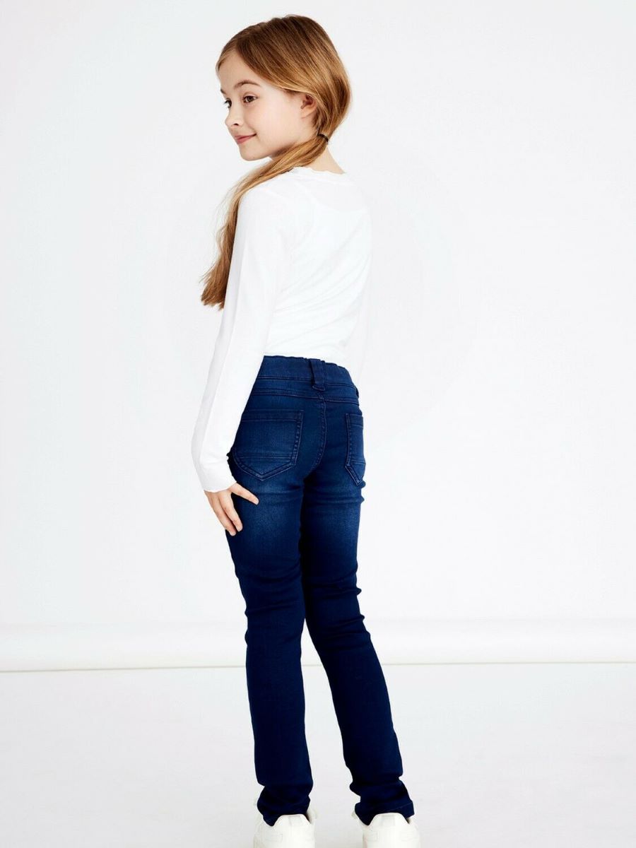 Name it Mädchen Jeans Skinny  Stretch leicht weich edel top NKFPOLLY