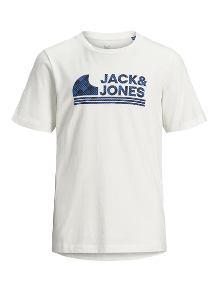 Jack & Jones Junior Jungen T-Shirt Kurzarm Geschenkidee Gelb Weiß Boy