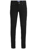Jack & Jones Jungen Jeans Super Skinny Dan Schwarz extra schlank weich