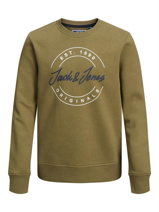 Jack & Jones Jungen Sweatshirt Geschenkidee Oliv Logo 12198689