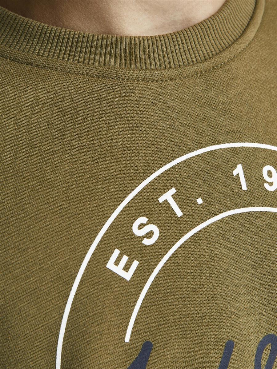 Jack & Jones Jungen Sweatshirt Geschenkidee Oliv Logo