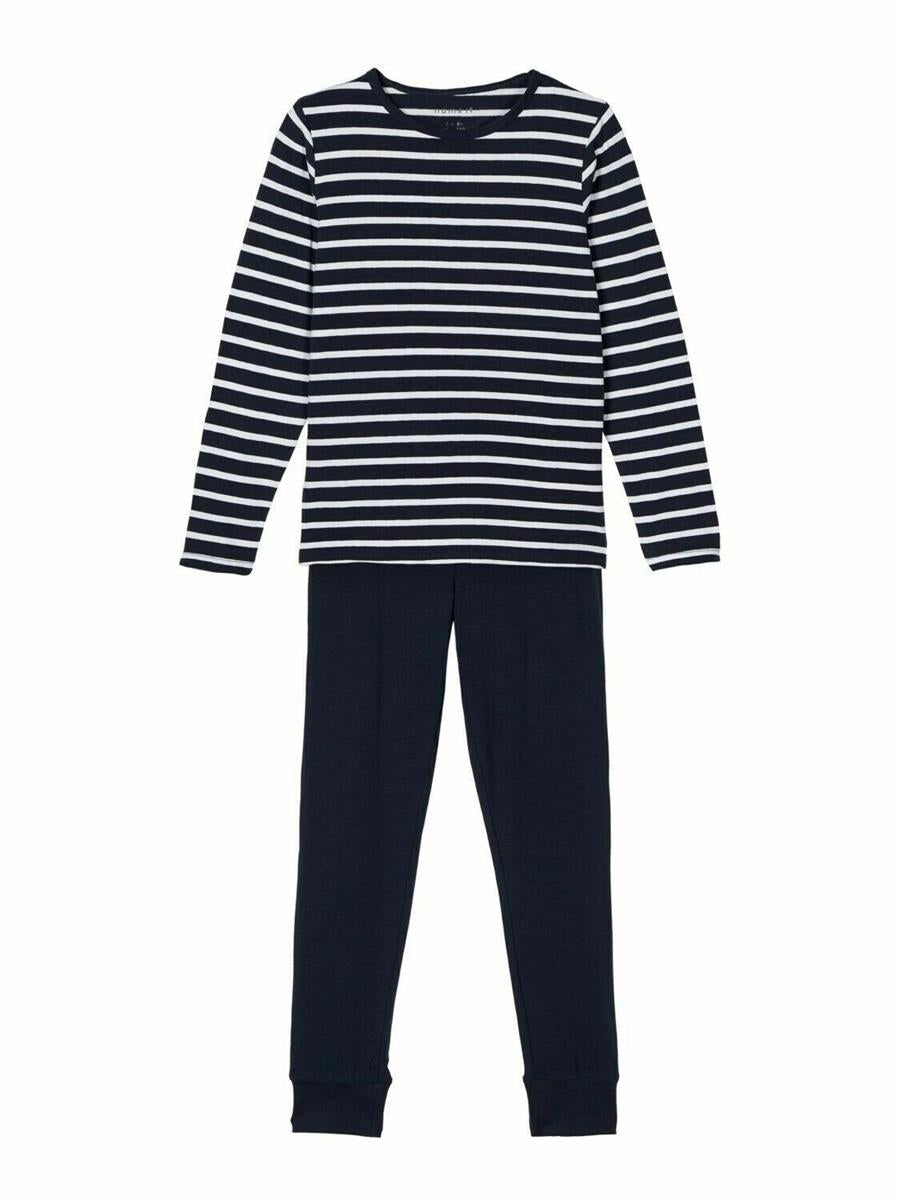 Name it Kinder Schlafanzug Blau Grau Grün hochwertig NKMNIGHTSET