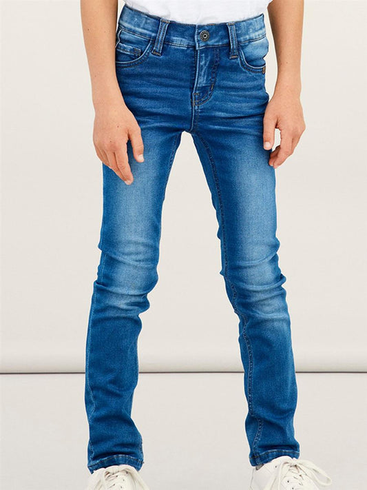 Name it Jungen Jeans x-slim super weich schmal Medium Blau weich