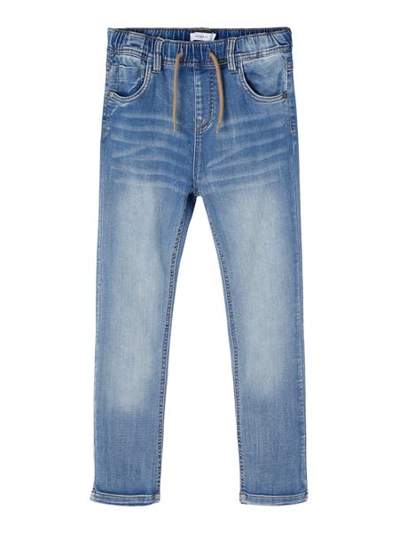 Jungen Jeans Schlupfjeans Sweatdenim Blau super weich regular leicht