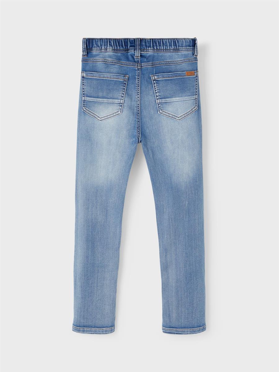 Jungen Jeans Schlupfjeans Sweatdenim Blau super weich regular leicht