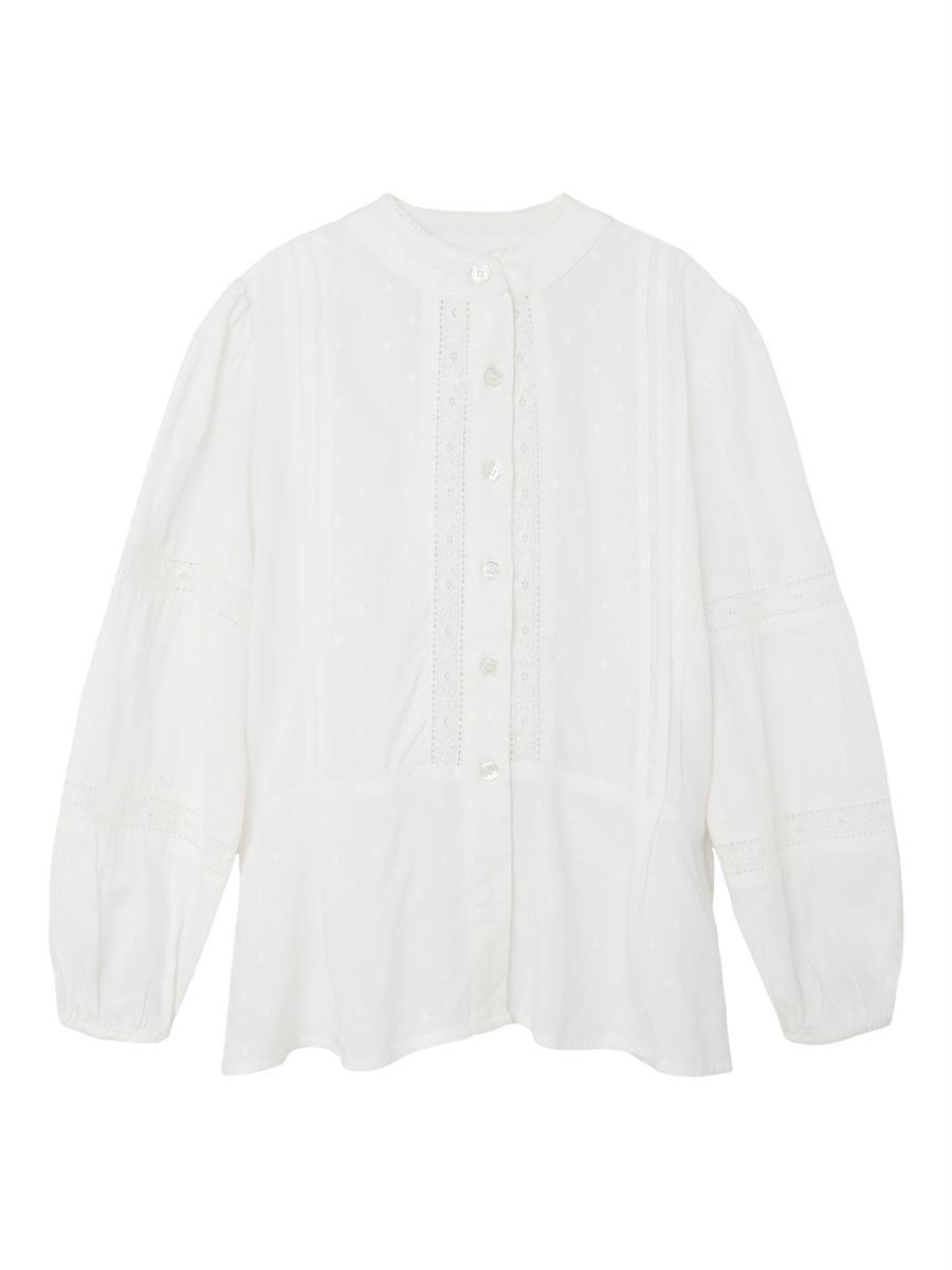 Mädchen Bluse Weiß Tunika edel auch festlich Designer Geschenkidee top