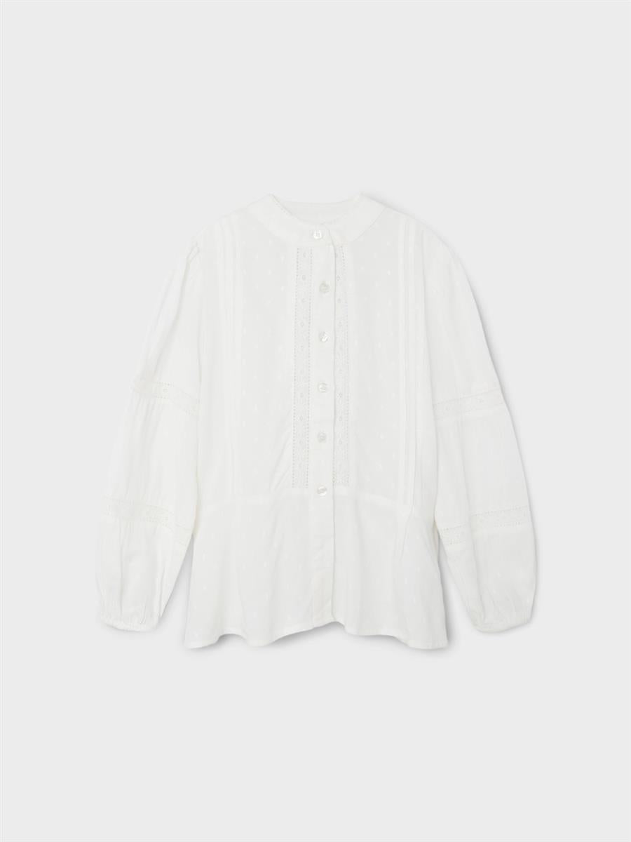 Mädchen Bluse Weiß Tunika edel auch festlich Designer Geschenkidee top